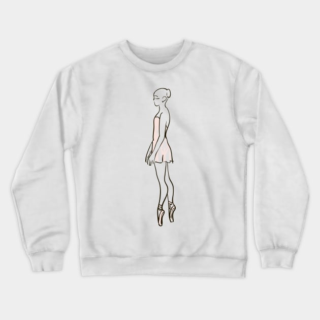 Ballerina Crewneck Sweatshirt by Olga Berlet